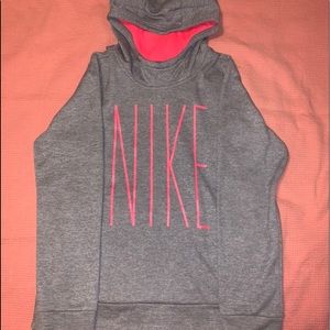 Grey And Pink Nike Hoodie☆